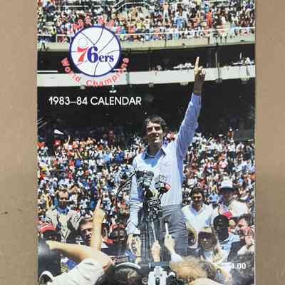 1983-84 76ers Calendar-Bobby Jones