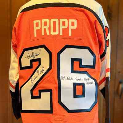 Brian Propp signed Flyers #26 jersey