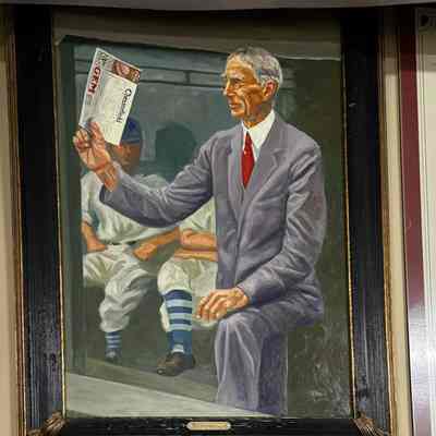 Connie Mack - Original oil painting by Dick Perez