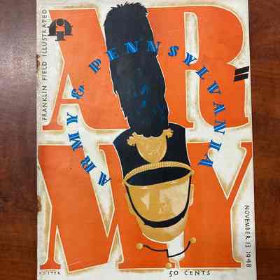 1948 Penn vs Army game day program