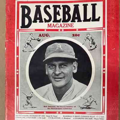 1935 Baseball Magazine - Bob Johnson