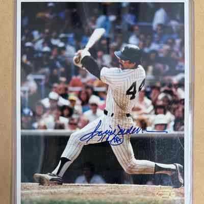 Reggie Jackson Signed Photo