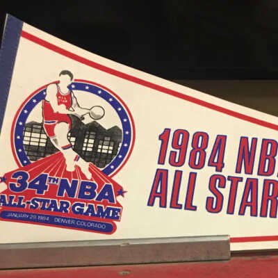 1984 NBA All Star Game pennant