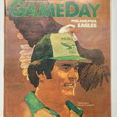 1983 GameDay program - Eagles at Cowboys
