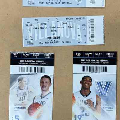 2017-18 Villanova basketball tickets