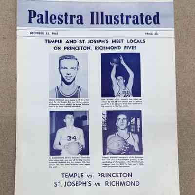 Palestra Illustrated game day program - Dec 13, 1961