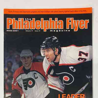 Philadelphia Flyer Magazine 2000/2001- Eric Desjardins cover