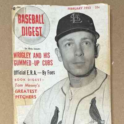 1952 Baseball Digest - Eddie Stanky