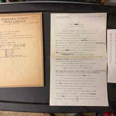 1955 Tom Gola press items-Madison Square Garden