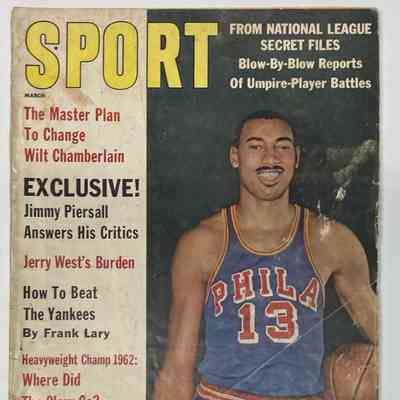 1962 Sport Magazine-Wilt Chamberlain cover