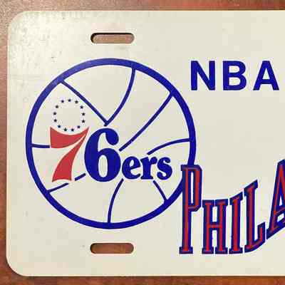 1983 76ers NBA Championship license plate