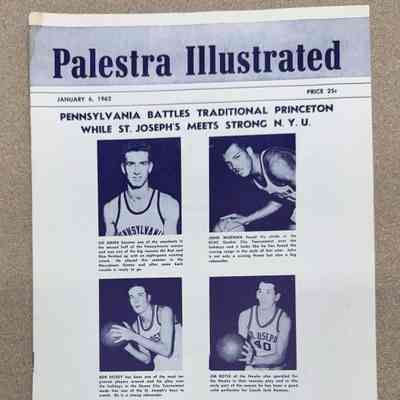Palestra Illustrated game day program - Jan 6, 1962