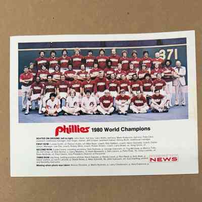 1980 Phillies Team Picture