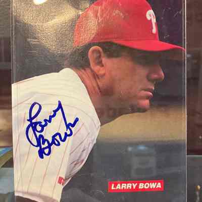 Larry Bowa signed photo