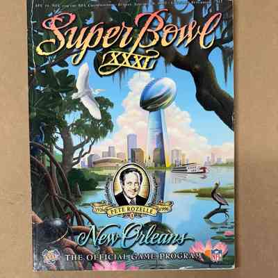 Super Bowl XXXI Program