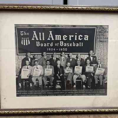 1950 All America Board of Baseball photo - Connie Mack