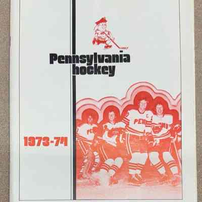 1973-74 Penn Hockey yearbook
