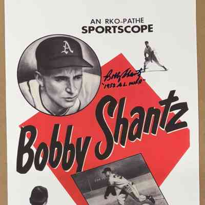 Bobby Shantz signed print