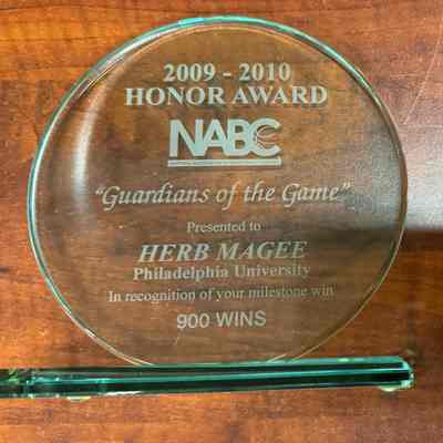 Herb Magee's 2010 Honors Award from NABC