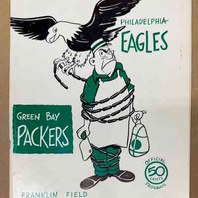 1962 Eagles-Packers program