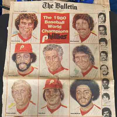 1980 Phillies World Series - Bulletin poster
