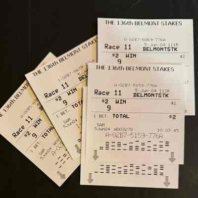 2004 Belmont $2 win tickets -Smarty Jones