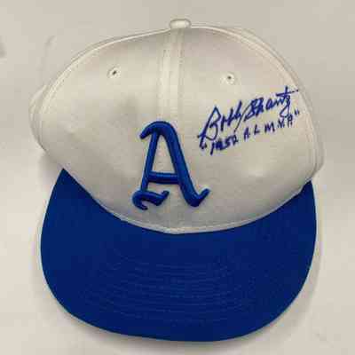 Bobby Shantz signed Athletics Hat