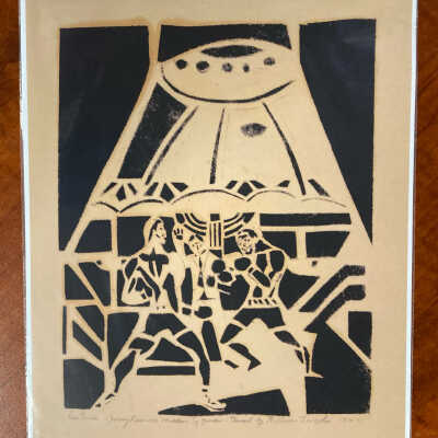 Lew Tendler modern print-repro
