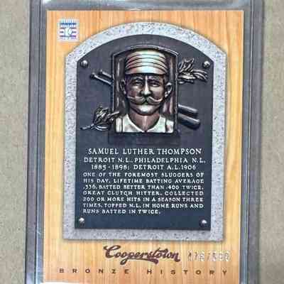 Sam Thompson post card