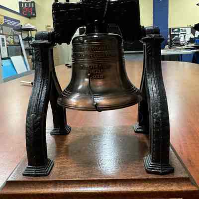 Herb Magee's 2010 Award presented by Philadelphia Mayor Michael Nutter- Liberty Bell