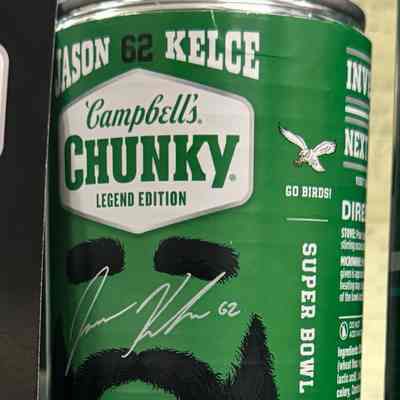Jason Kelce Campbell's Soup Can