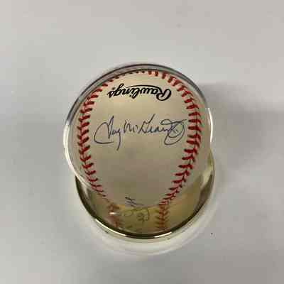 Tug McGraw signed baseball