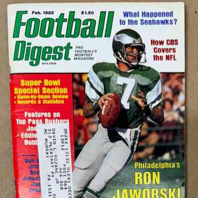 1982 Football Digest - Ron Jaworski