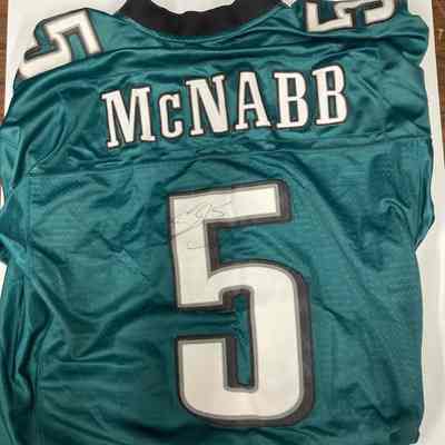 Donovan McNabb signed 2000s Eagles #5 Jersey