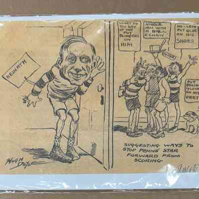Kid Keinath newspaper print