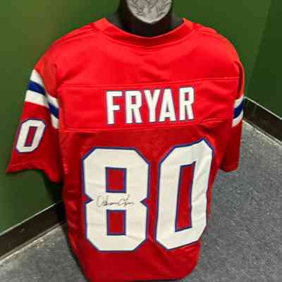 Irving Fryar signed New England Patriots jersey