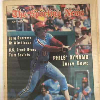 1978 Sporting News - Larry Bowa cover
