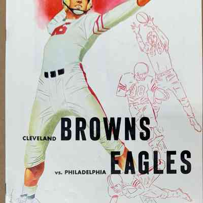1957 Eagles-Browns program
