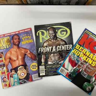 Bernard Hopkins boxing magazines