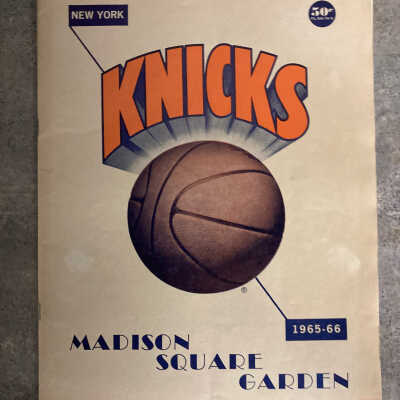 Tom Gola - 1965 Knicks game day program