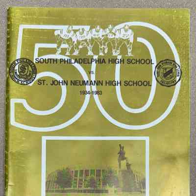 1983 South Philly-Neumann Thanksgiving Day game program