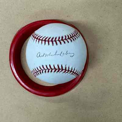 Art Mahaffey signed baseball