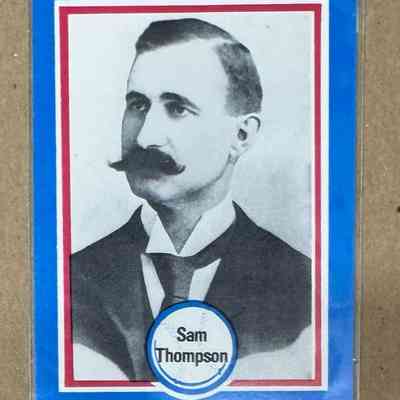 Sam Thompson trading card