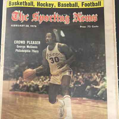 1976 Sporting News George McGinnis cover