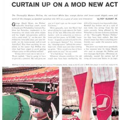Sports Illustrated 1971 Veterans Stadium opening