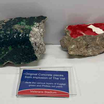 Veterans Stadium concrete chunks