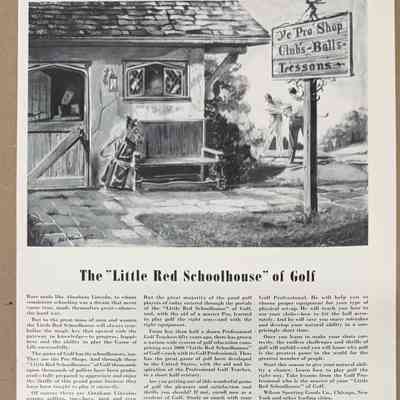 1940 Life Magazine Wilson golf ad