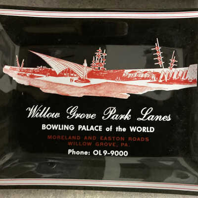 Willow Grove Lanes ashtray