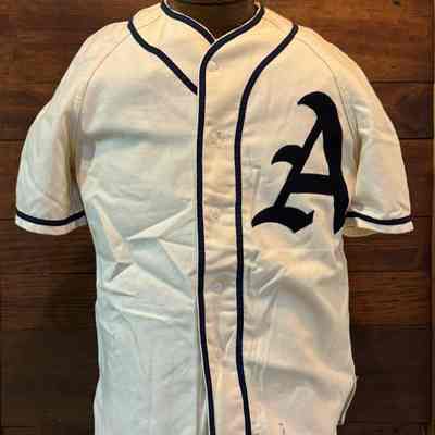 Eddie Joost signed 1950s Athletics #1 jersey