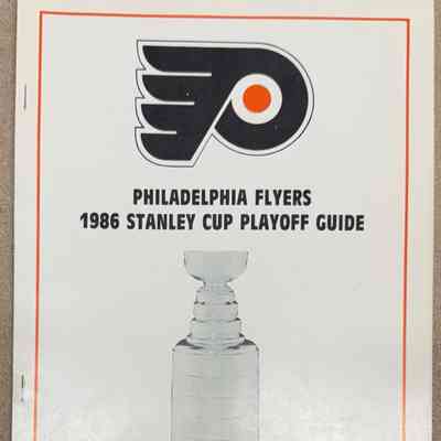 1986 Flyers Stanley Cup Playoff Guide